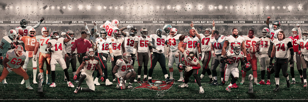 Buccaneers | "Legends & Icons" Edition | Canvas Framed Wall Art
