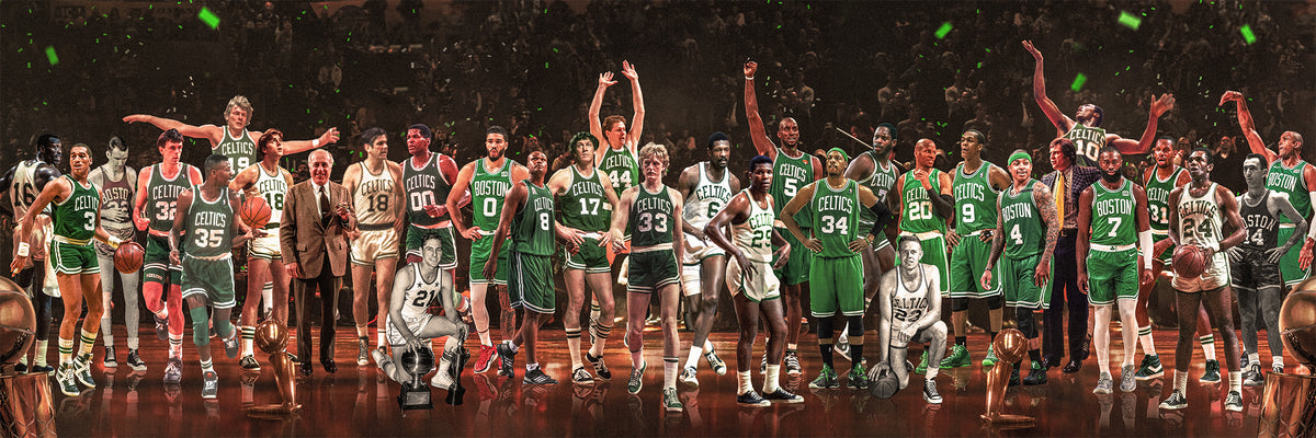 Celtics | "Legends & Icons" Edition | Canvas Framed Wall Art