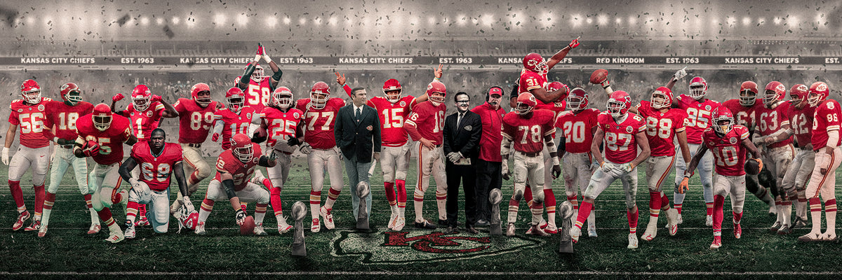 Chiefs | "Legends & Icons" Edition | Canvas Framed Wall Art