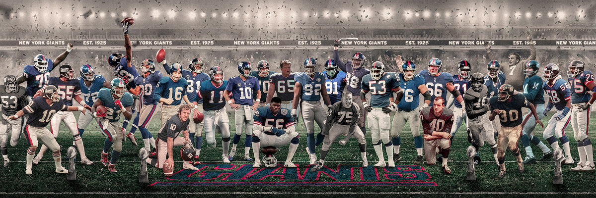 Giants | "Legends & Icons" Edition | Canvas Framed Wall Art