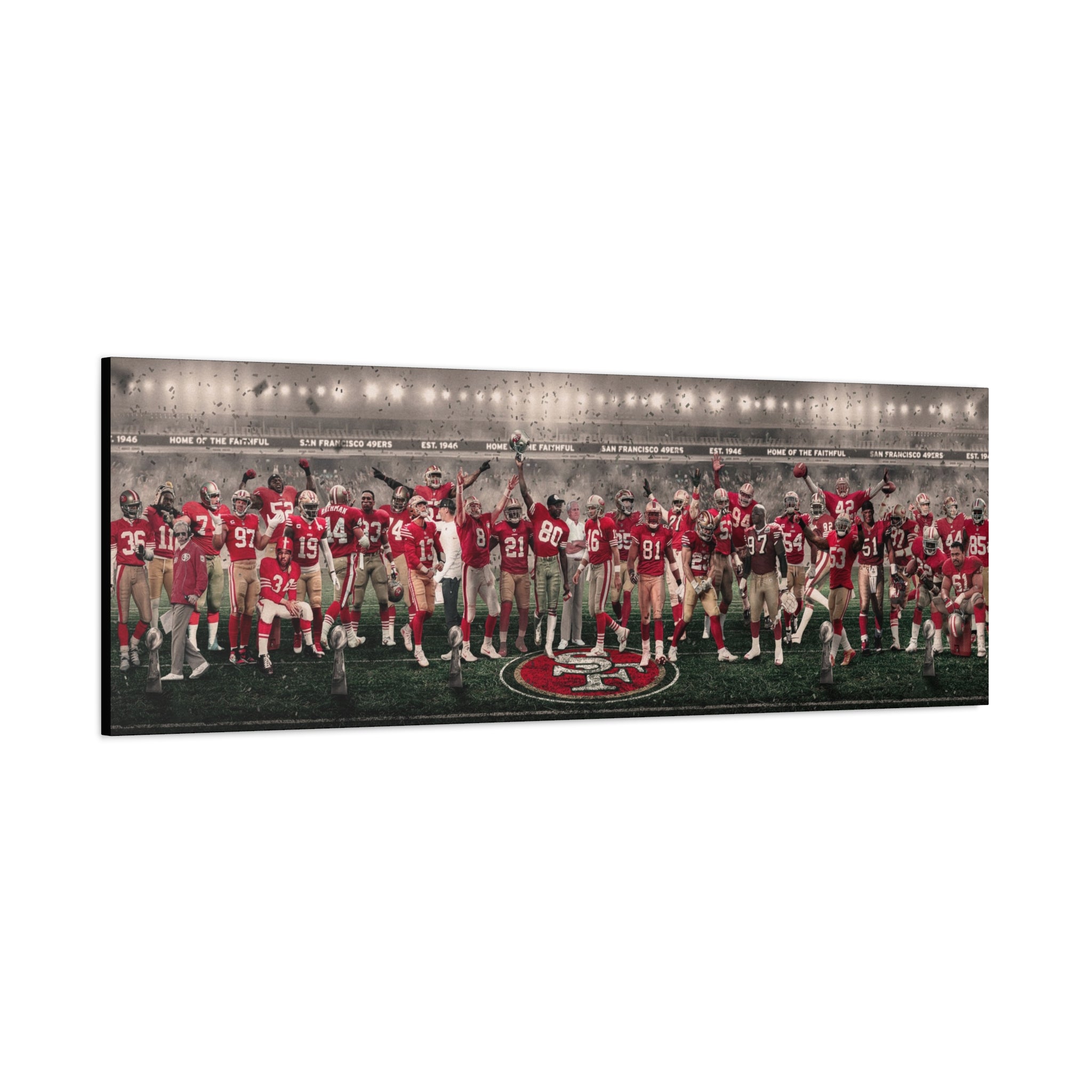 49ers | "Legends & Icons" Edition | Canvas Framed Wall Art