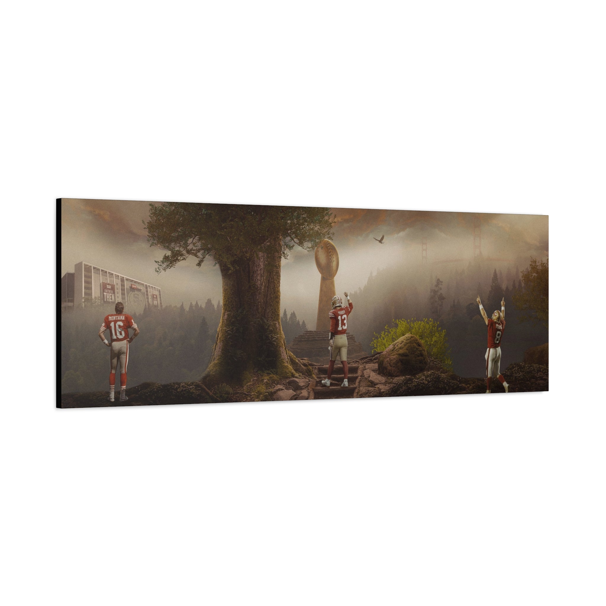 49ers | "Greatness" Edition | Canvas Framed Wall Art