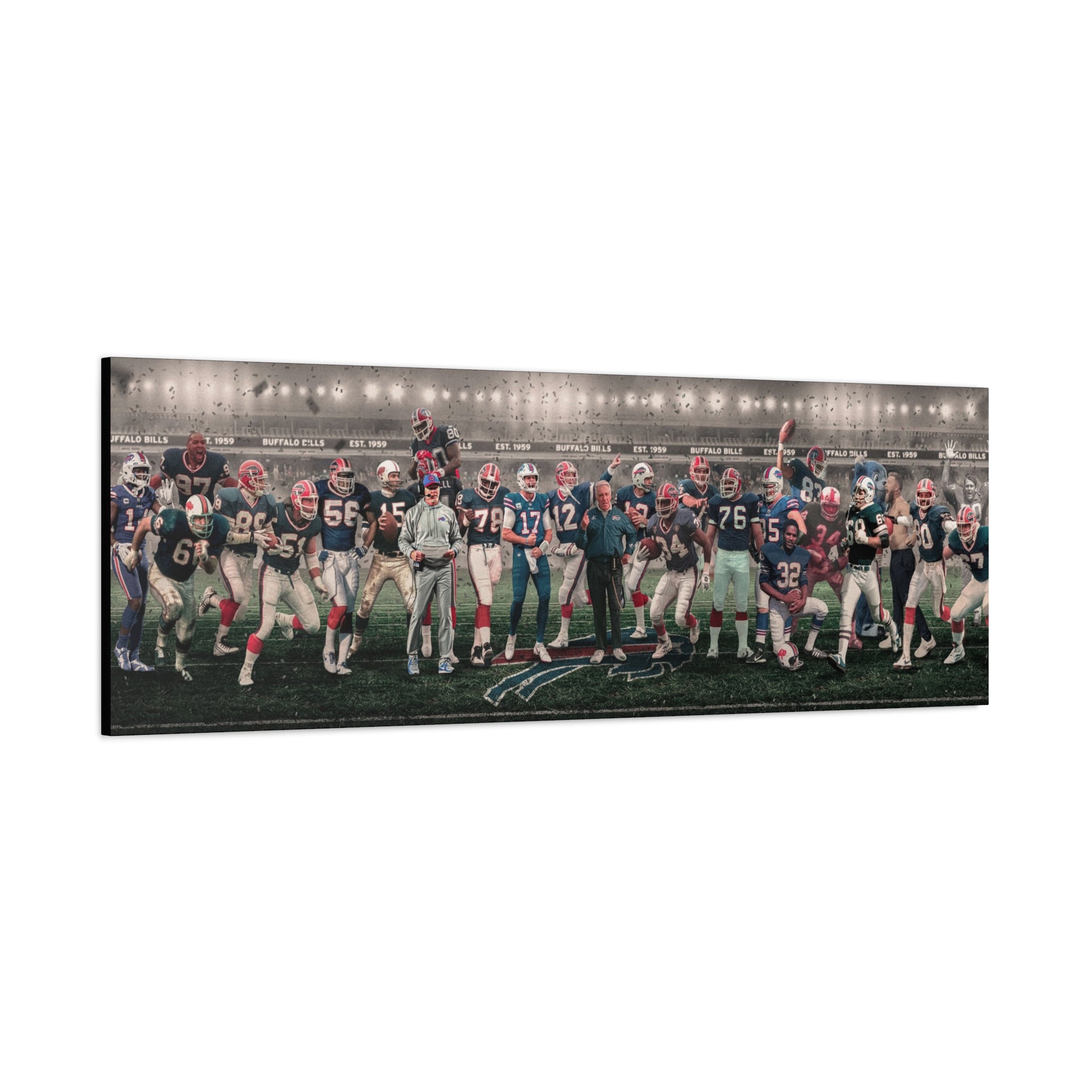 Bills | "Legends & Icons" Edition | Canvas Framed Wall Art