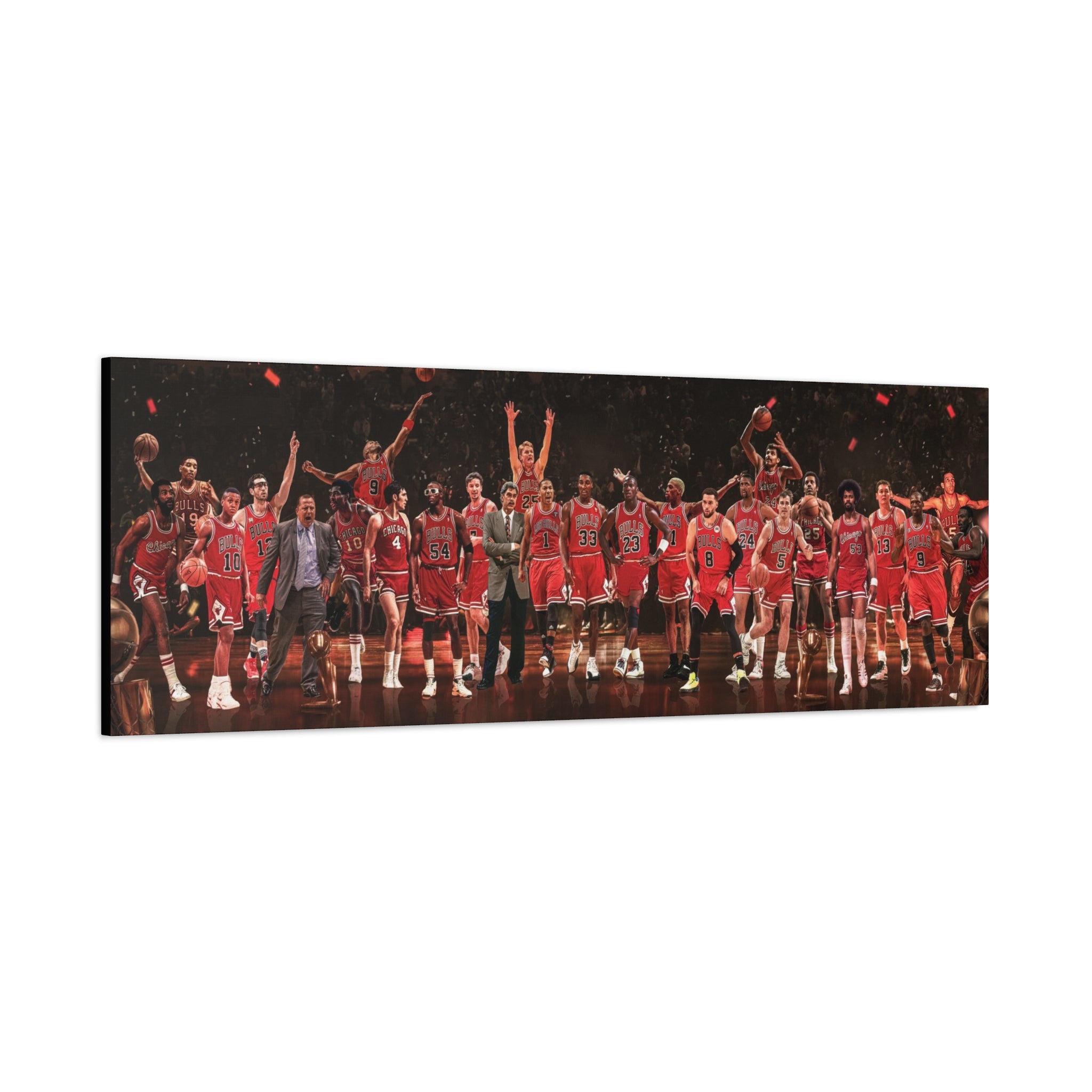 Bulls | "Legends & Icons" Edition | Canvas Framed Wall Art