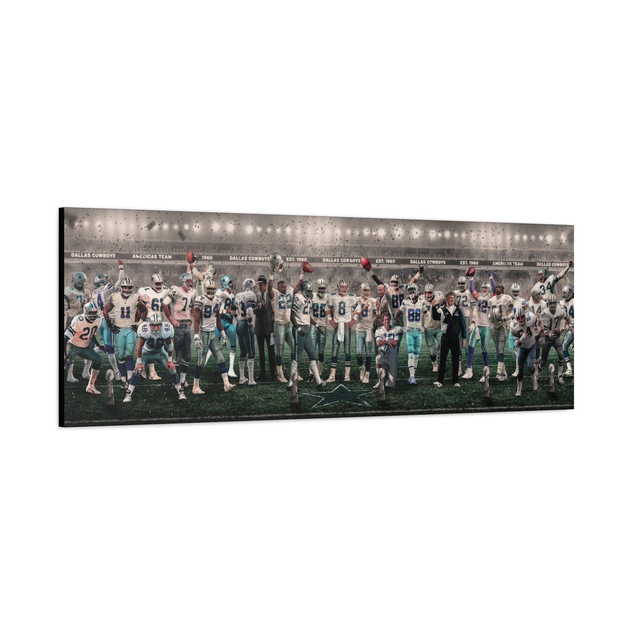Cowboys | "Legends & Icons" Edition | Canvas Framed Wall Art