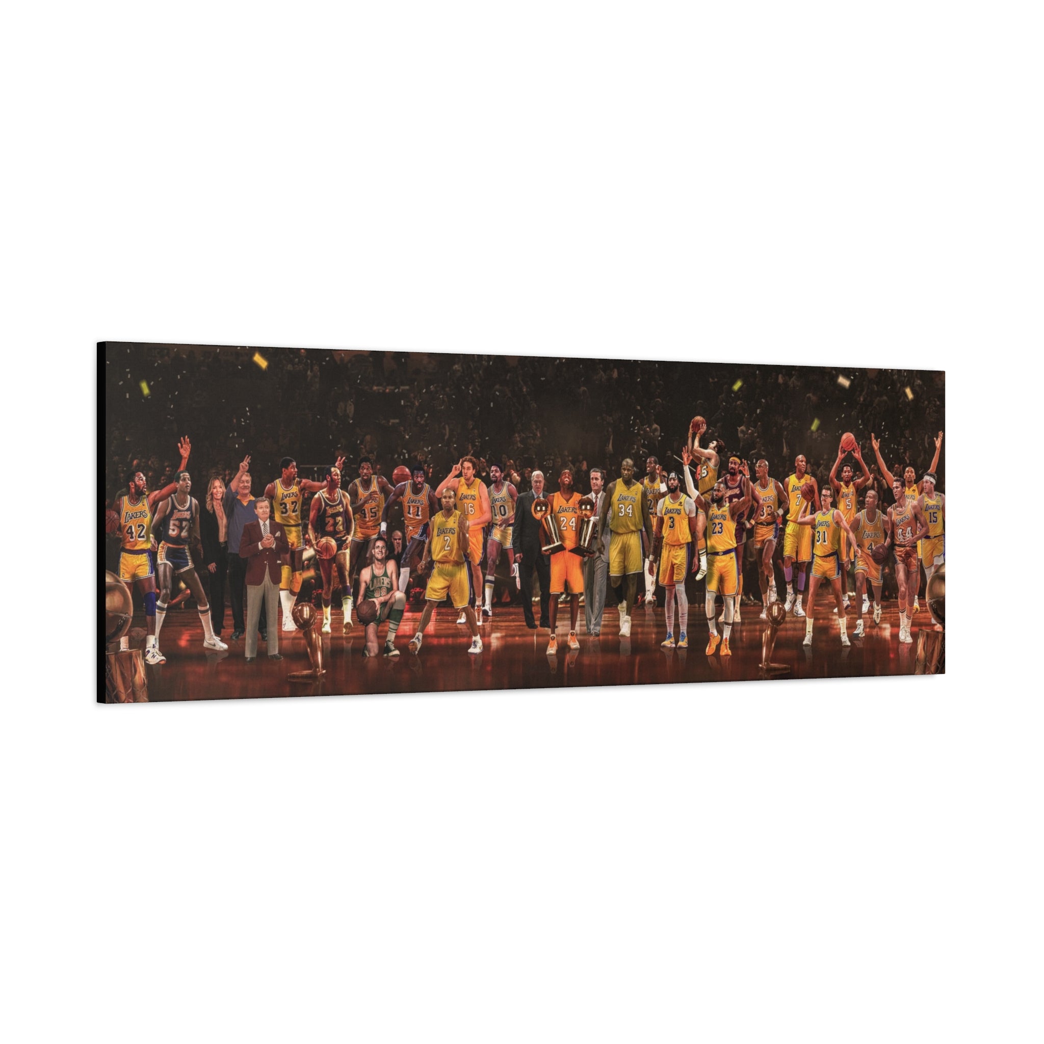 Lakers | "Legends & Icons" Edition | Canvas Framed Wall Art