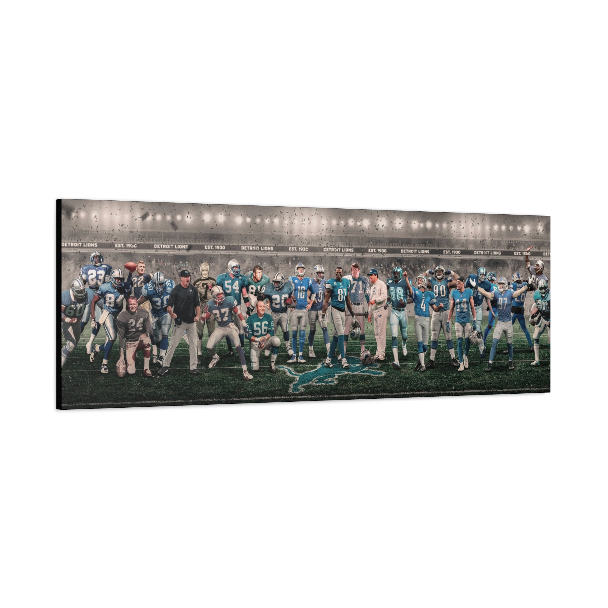 Lions | "Legends & Icons" Edition | Canvas Framed Wall Art