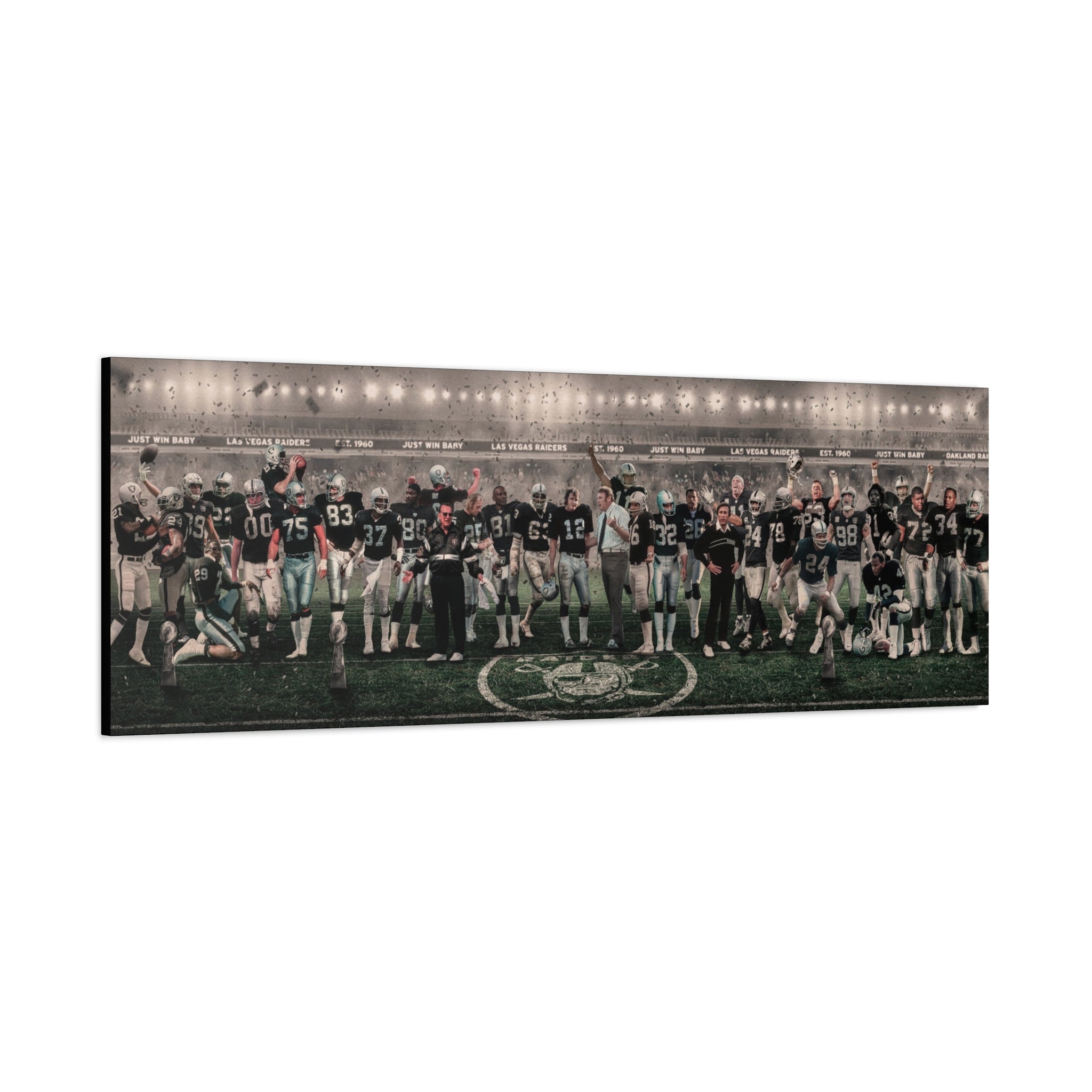 Raiders | "Legends & Icons" Edition | Canvas Framed Wall Art