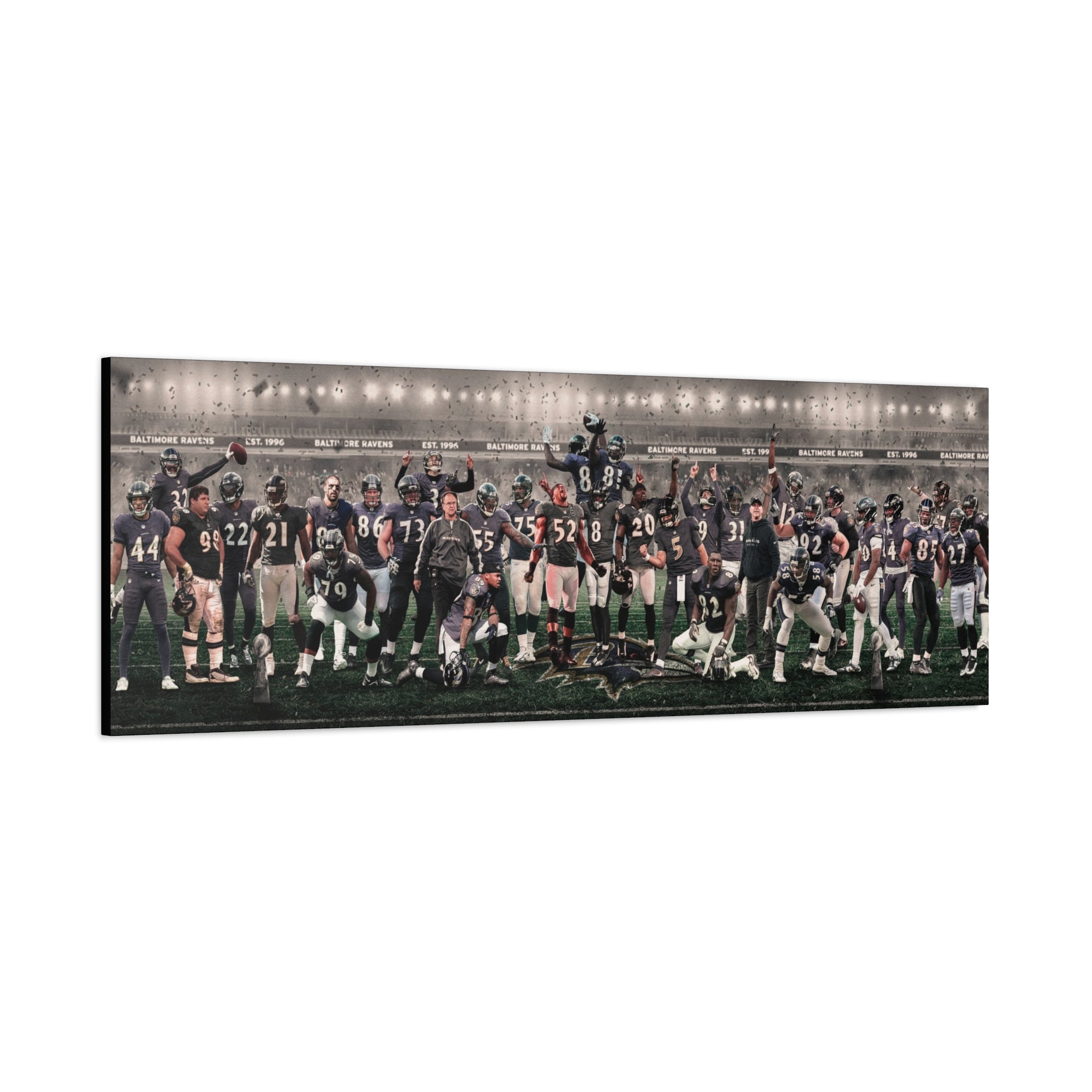 Ravens | "Legends & Icons" Edition | Canvas Framed Wall Art