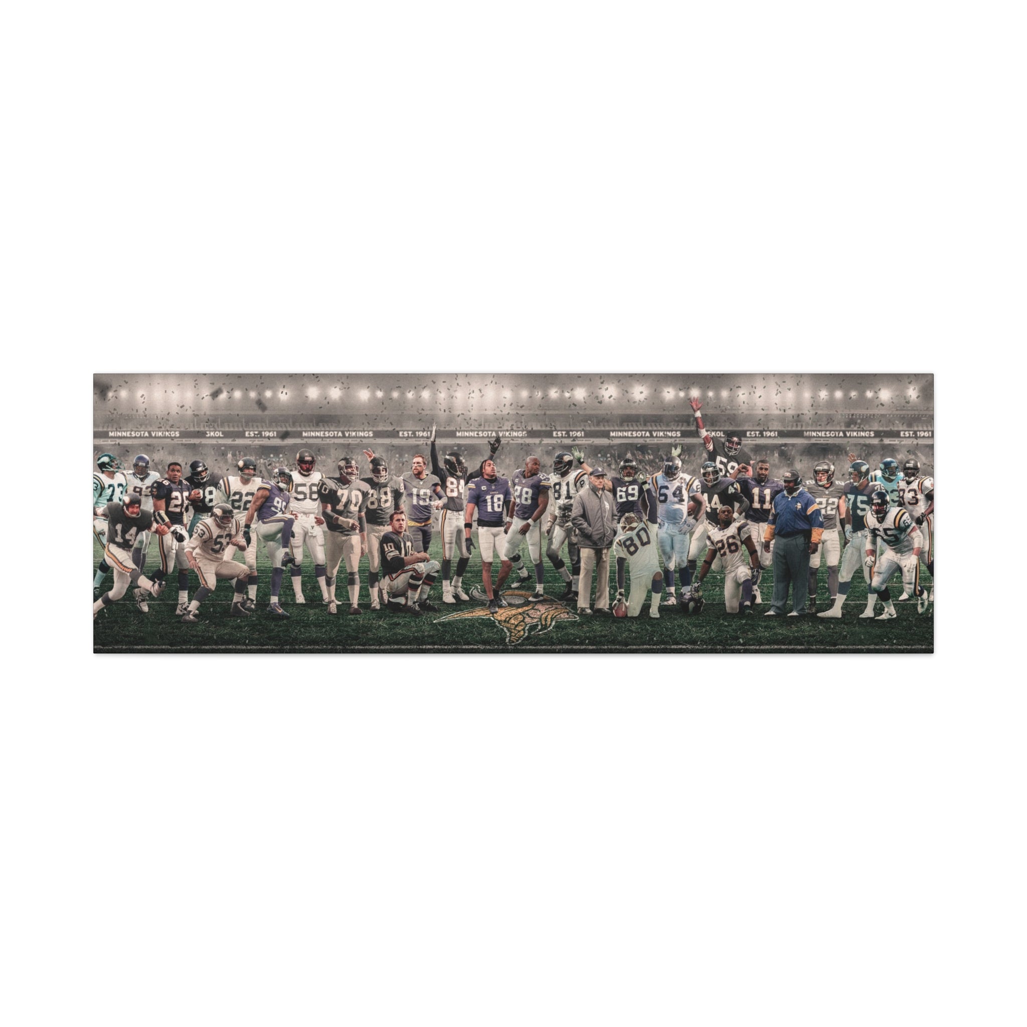 Vikings | "Legends & Icons" Edition | Canvas Framed Wall Art