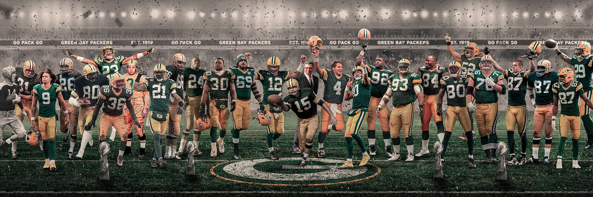 Packers | "Legends & Icons" Edition | Canvas Framed Wall Art