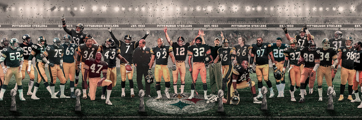 Steelers | "Legends & Icons" Edition | Canvas Framed Wall Art