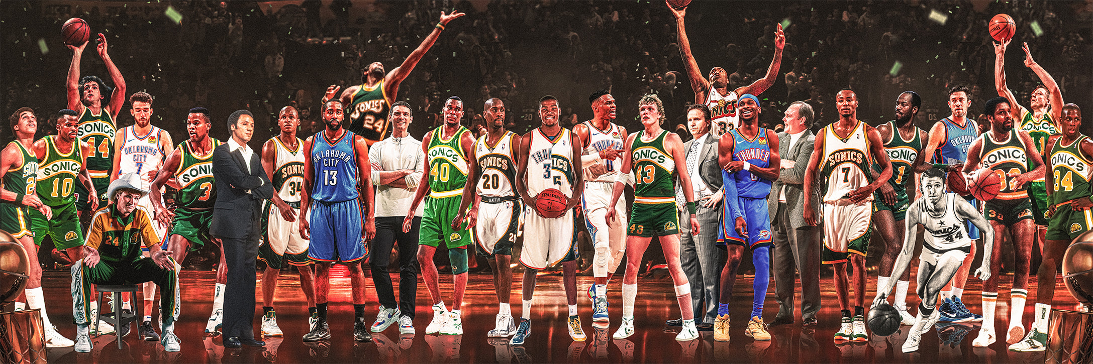 Thunder | "Legends & Icons" Edition | Canvas Framed Wall Art