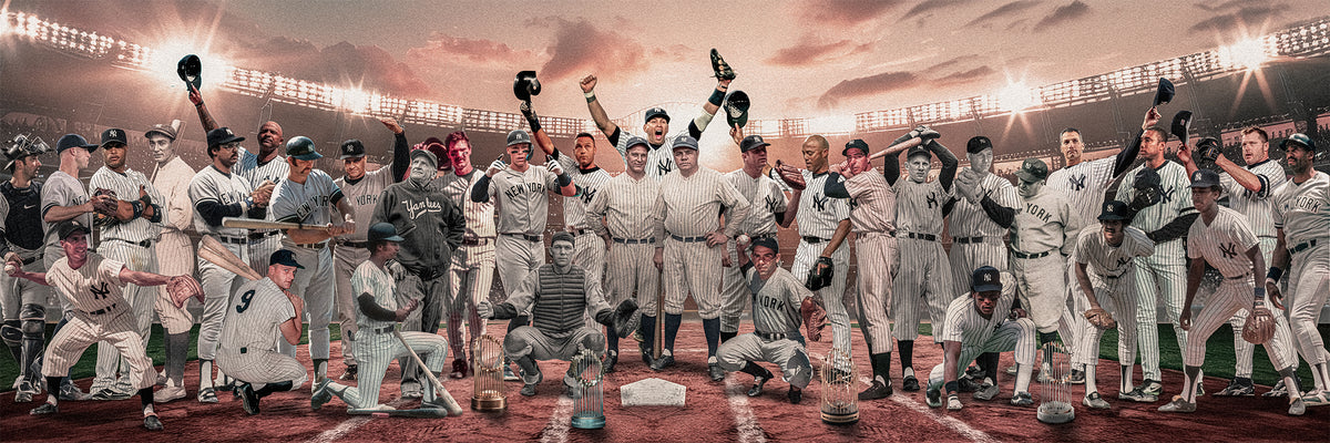 Yankees | "Legends & Icons" Edition | Canvas Framed Wall Art